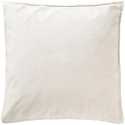 IB Laursen Kissenbezug Velour quadratisch, 52 x 52 cm, butter cream