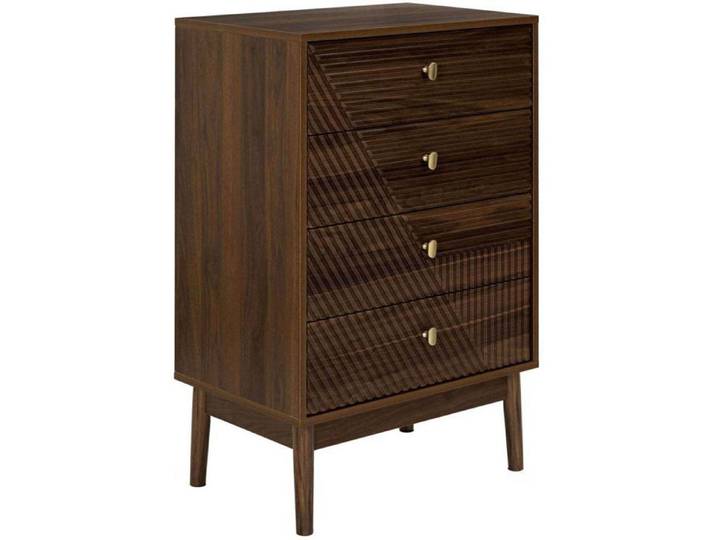 Commode - HOME DECO FACTORY - Tiffany - Rétro-chic - Marron