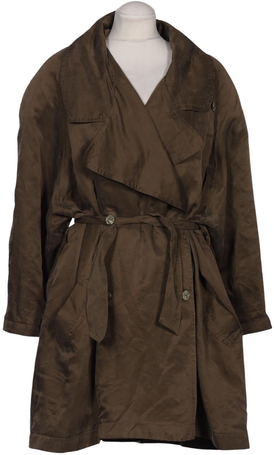 Public Damen Mantel, Braun, Gr. EU 38, Seide - Second Hand