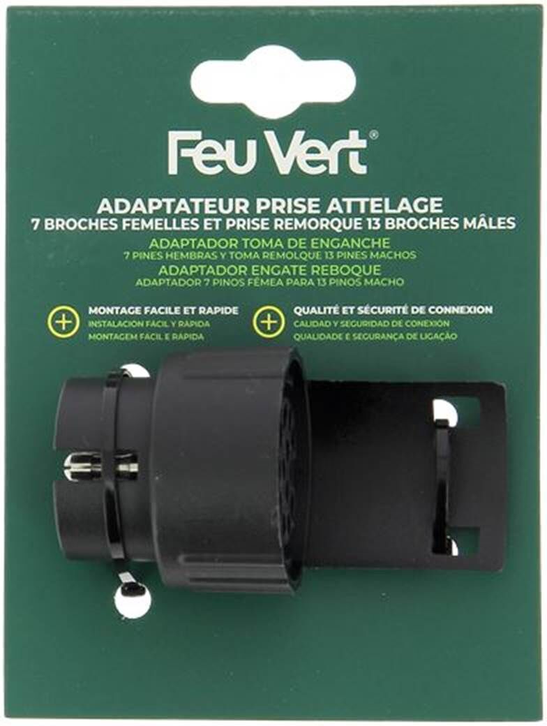 Adaptador de acoplamento Feu Vert de 7 pinos para 13 pinos