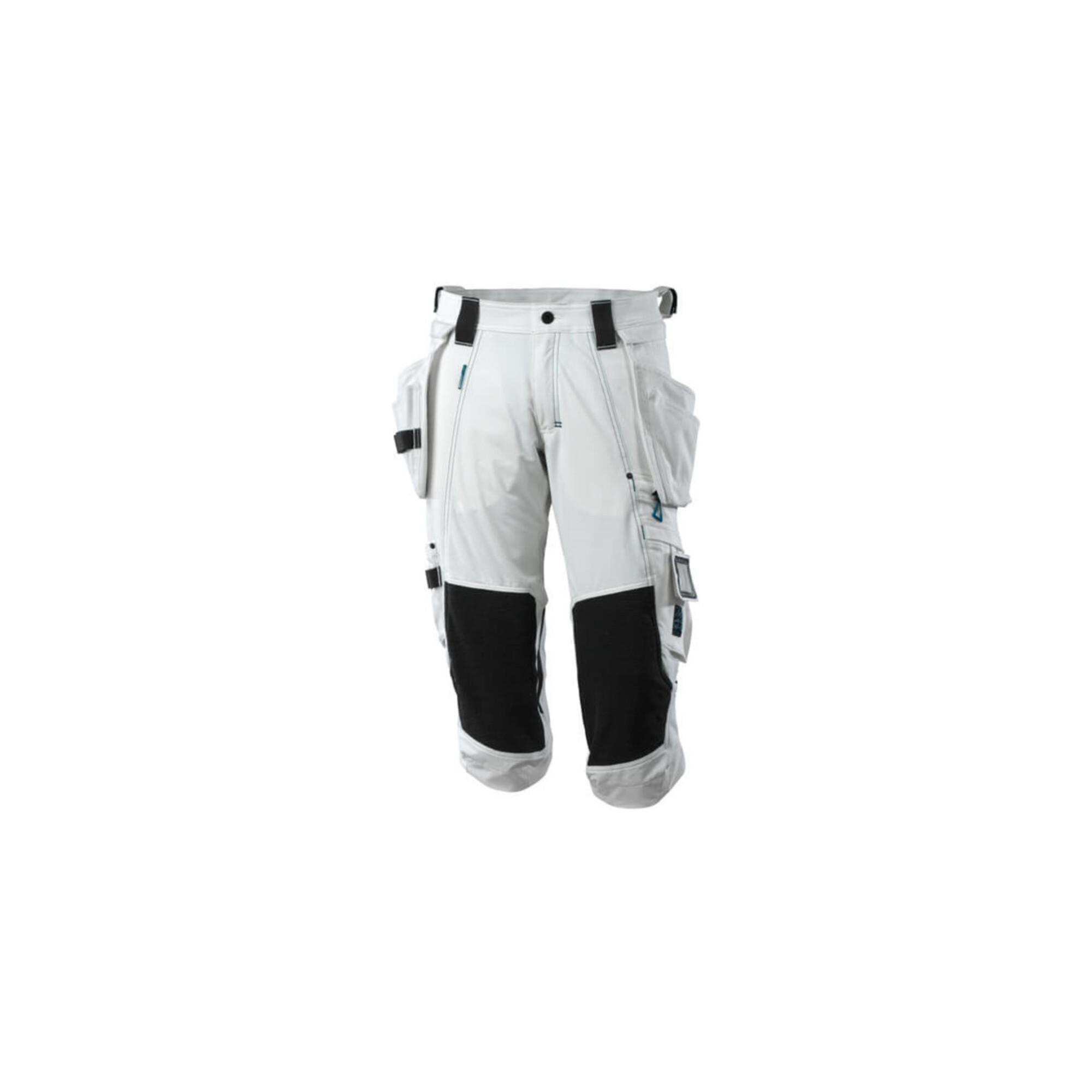Mascot Dreiviertel-Hose, Hängetaschen, Stretchs Dreiviertel-Hose Größe C62, weiss (17049-311-06-C62)