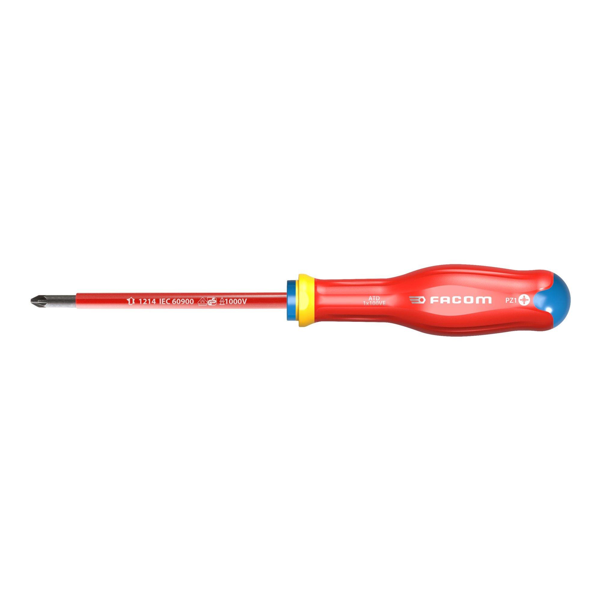 Facom Schraubendreher PROTWIST 1000V PZ0 (ATD0X75VE)