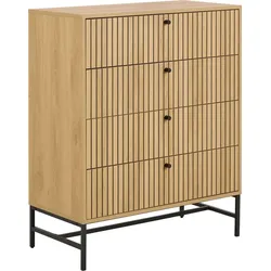 Actona Kommode Albany Holzoptik Braun Eiche