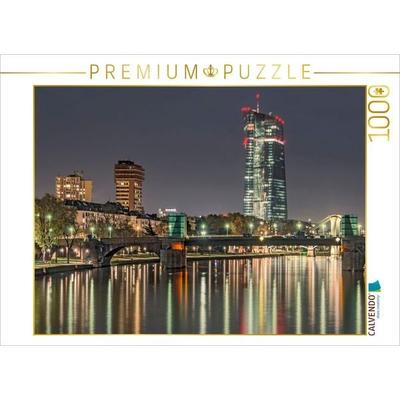 CALVENDO Puzzle Frankfurt - Alte Brücke | 1000 Teile Lege-Größe 64x48cm Foto-Puzzle für glückliche Stunden