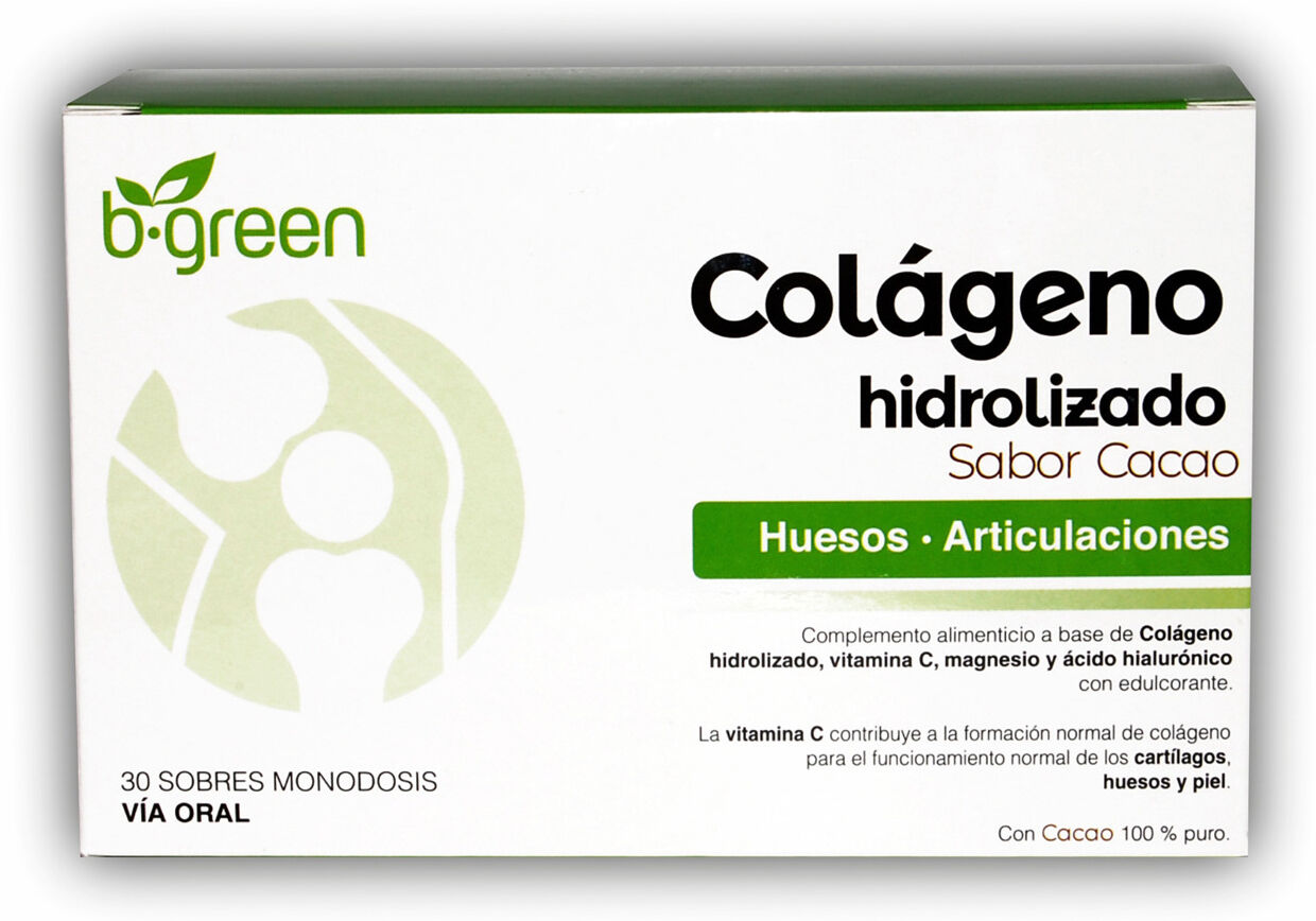 B.green Hydrolyzed Collagen Cocoa 30 Sachets