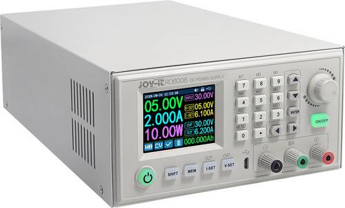 Joy-it Labornetzgerät, einstellbar 0 - 60 0 - 6A 400W USB, WiFi fernsteuerbar, programmierbar Anzahl Ausgänge 2 x