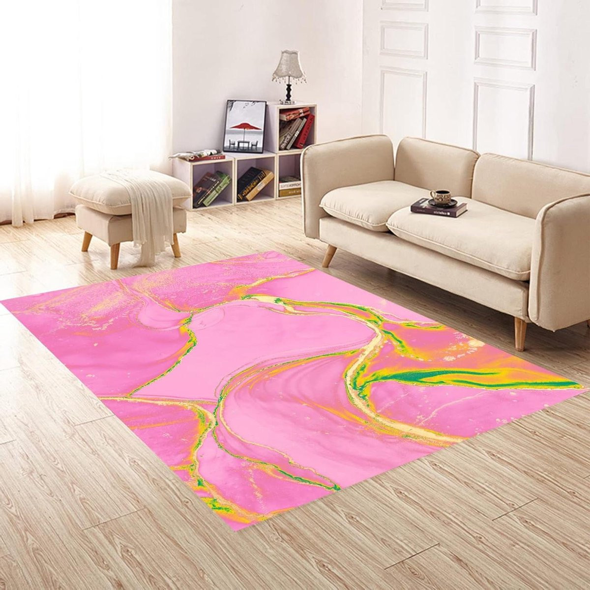 Abstract Vloerkleed Art Deco - Veelkleurig - 120 x 170 cm