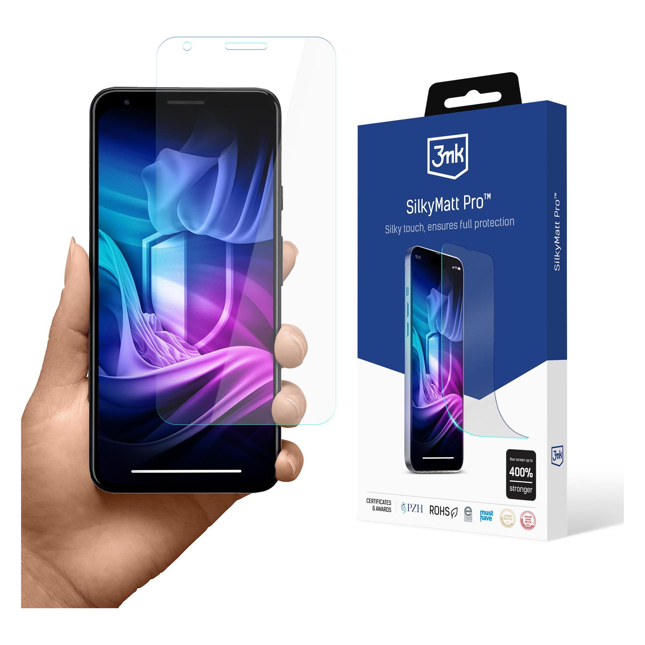 3MK Silky Matt Pro Google Pixel 3a XL Matowa folia ochronna (1 Stk., Google Pixel 3a XL) (W-3SlMatPr-GoPix10)