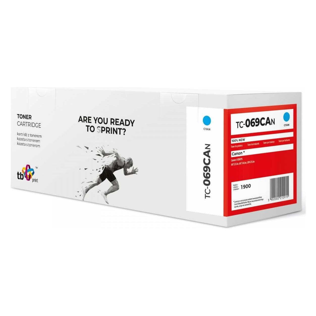 Print Toner do Canon MF752 CRG069 TC-069CAN Cyan 100% nowy (TC-069CAN)