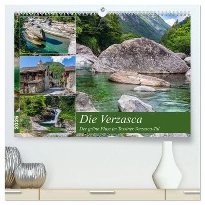 Der grüne Fluss (hochwertiger Premium Wandkalender 2026 DIN A2 quer), Kunstdruck in Hochglanz