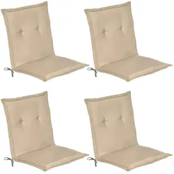 NIEDERLEHNERAUFLAGE Loft NL 100/50/6cm Natur 4tlg
