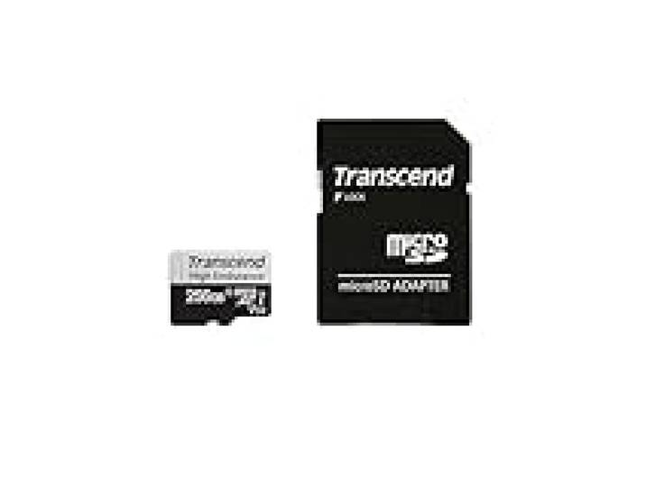 Transcend 256Go USD350V Carte microSD Haute Endurance, 100 Mo/s, U3, V30
