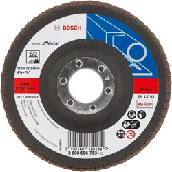 Bosch Fächerschleifscheibe X551 Expert for Metal, gewinkelt - 2608606753