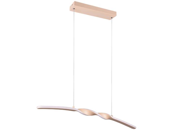 Suspension LED\, couleur sable\, réglable en hauteur\, H 150 cm