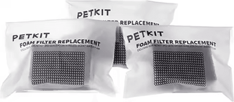 Inspire Curations PETKIT Replacement Foam Filters For Wireless Cat Water Fountain Pumps 3pcs