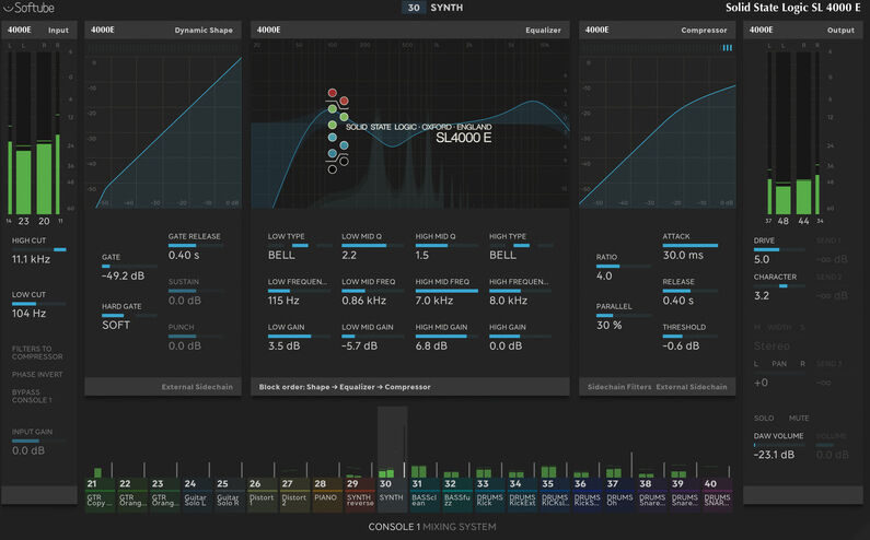 Softube SSL SL 4000-E for Console 1