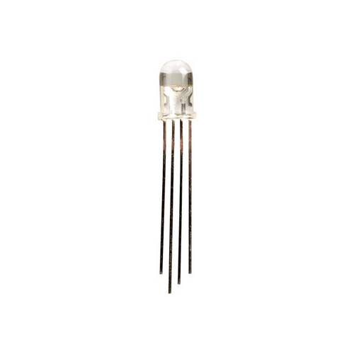 Kingbright LED bedrahtet RGB Rund 5mm 1300 mcd, 3600 mcd, 900 mcd 50° 30mA 1.9 V, 3.2V