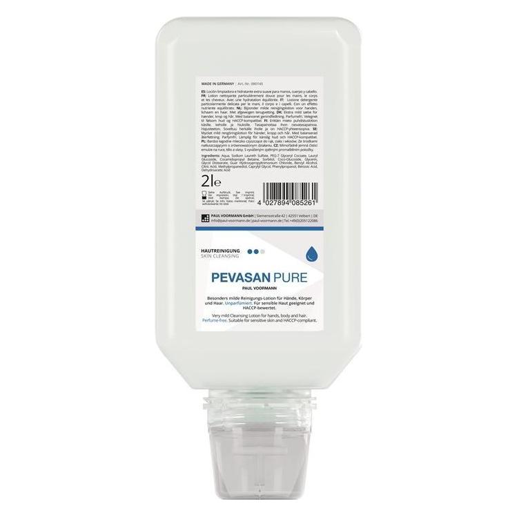 Paul Voorman Handreinigung Pevasan PURE 2l ph-hautneutral Softflasche PAUL VOORMANN (Flüssigseife, 2000 ml) (080145)