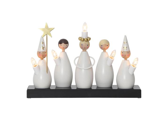 Star Trading Arche de bougies Lucia Choir Blanc