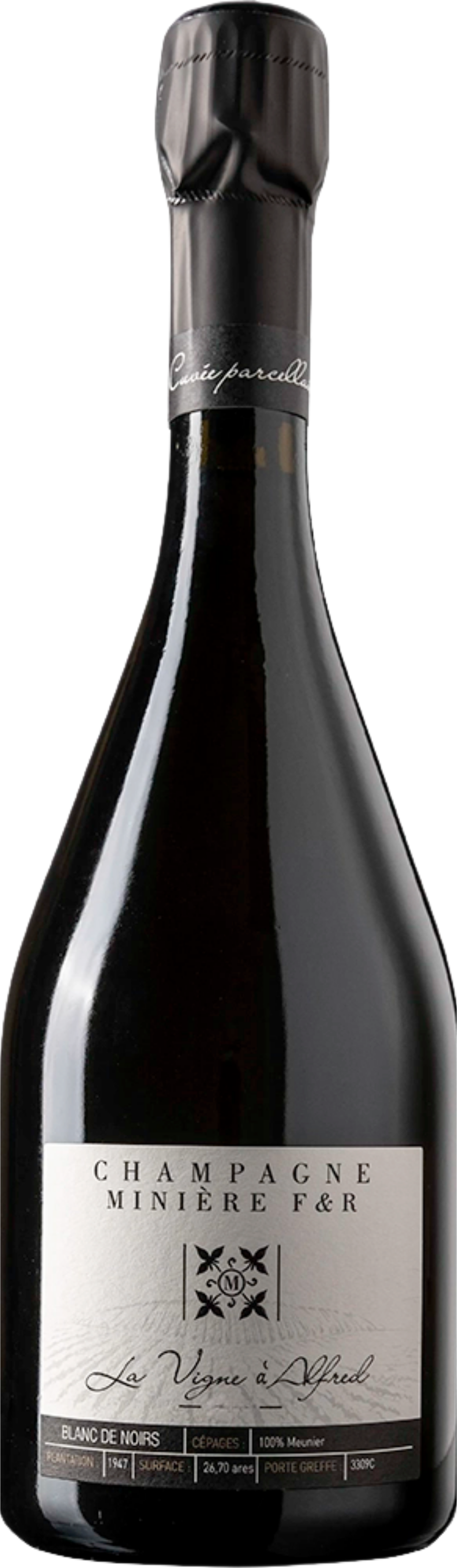 Champagne Extra Brut Blanc de Noirs 'La Vigne à Alfred' Miniere F&R 2019