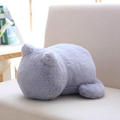 Inspired Deals Cute Cat Plush Toy Soft Stuffed Cat Pillow For Kids Home Decor gray