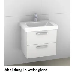 Artiqua 414 Waschtischunterschrank für Subway 2.0 7113F1 Quarzgrau Hochglanz Select, 414-WU2L-V63-71 414-WU2L-V63-7162-172