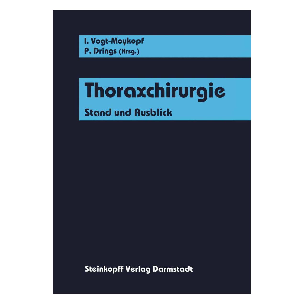 Steinkopf Thoraxchirurgie (Deutsch, Softcover, I. Vogt-Moykopf, P. Drings) (8951754)