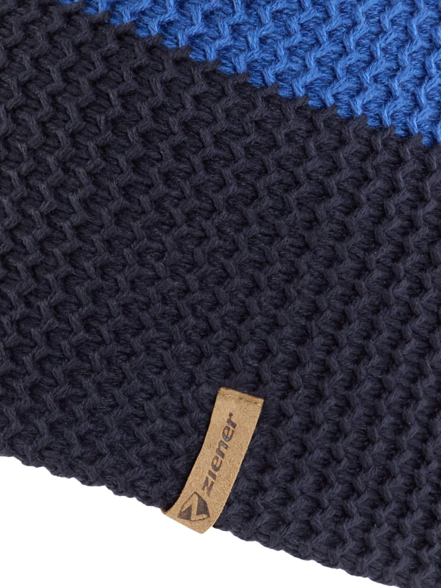 Strickmütze ZIENER "IBLIME-Z UNISEX", cobalt blau, Materialmix, Mützen Strickmütze, Futter aus Schoeller Polycolon für Feuchtigkeitstransport und Wärme
