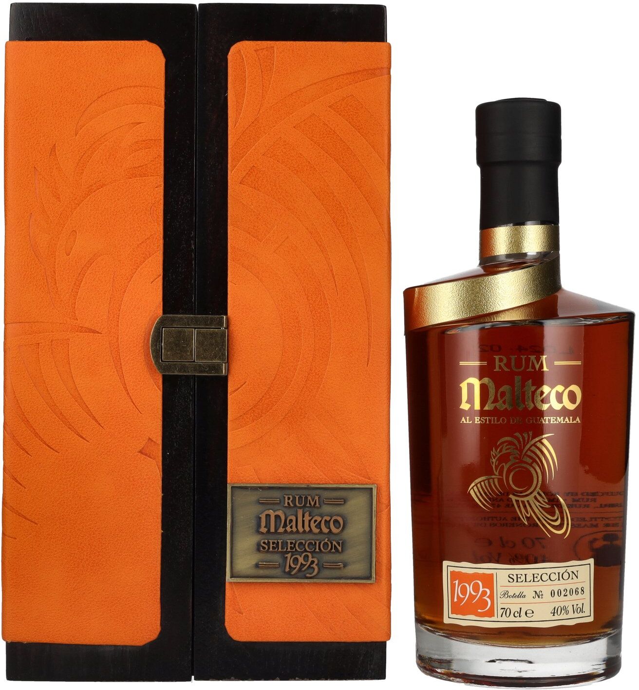Ron Malteco SELECCIÓN 1993 40% Vol. 0,7l in Holzkiste