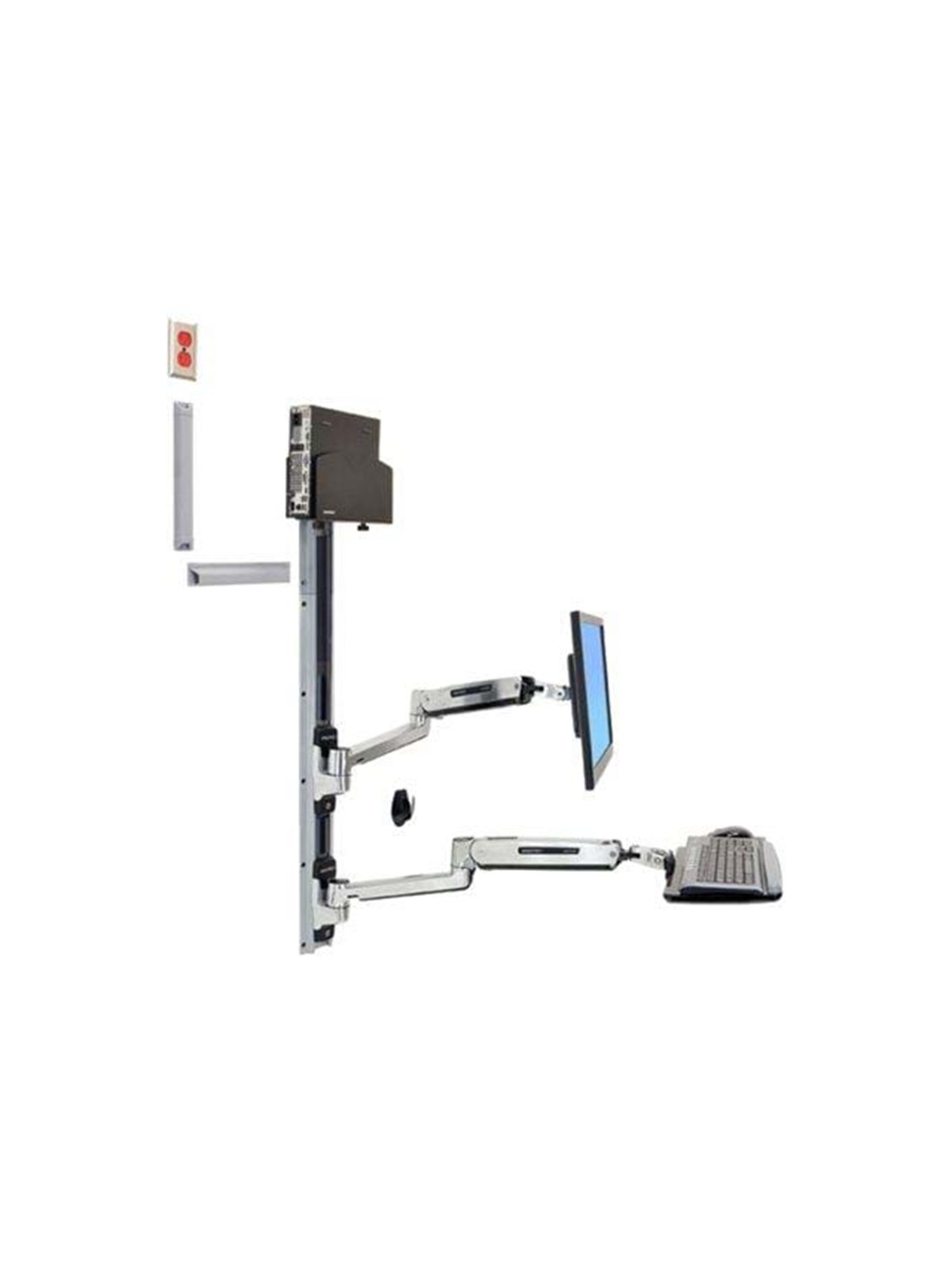 Ergotron LX Sit-Stand Wall Befestigungskit System