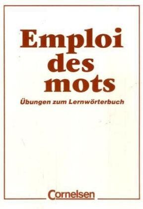 Diethard Lübke - Emploi des mots, Übungen zum Lernwörterbuch: Lernwörterbuch in Sachgruppen - Preis vom 14.10.2026 23:07:16 h
