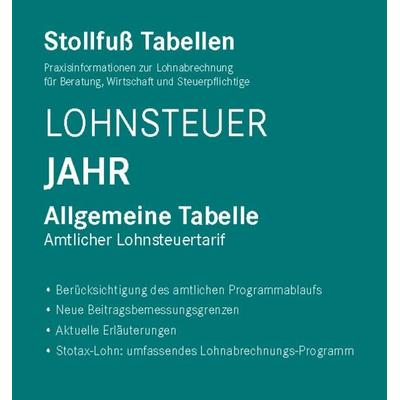 Tabelle, Lohnsteuer 2026 Jahr Sonderausgabe Juli, Taschenbuch von , Lefebvre Stollfuß - Zweigniederlassung der Lefebvre GmbH, 978-3-08-345126-6