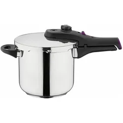 GSW Schnellkochtopf SYSTEM RAPID 4,0 Liter 18 cm Edelstahl, Pfanne + Kochtopf, Silber