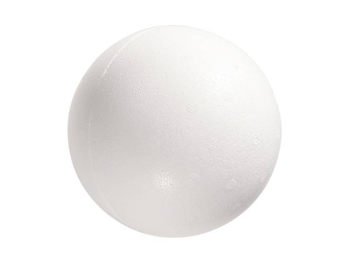 Glorex Styroporkugel Weiss 15 cm