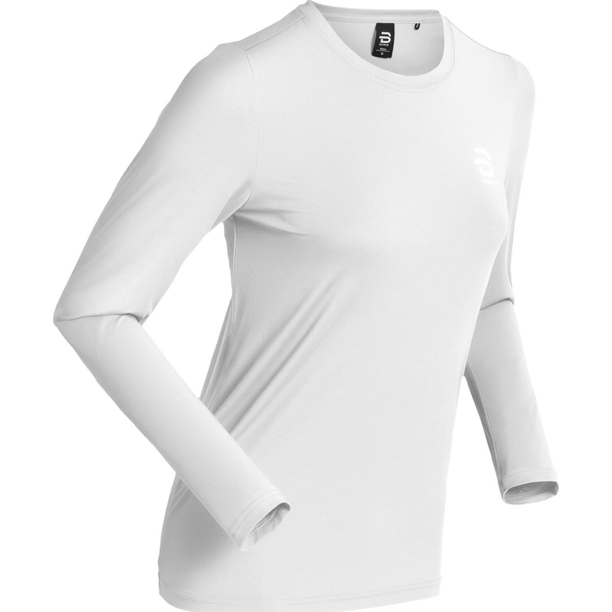 Daehlie Long Sleeve Tempo Wmn brilliant white (13000) S 333964-13000-S