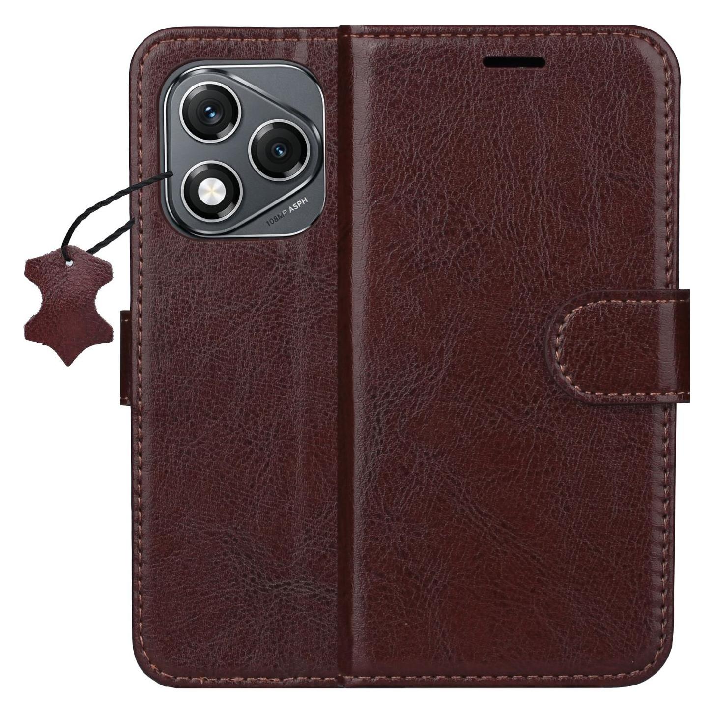 OEM Smart Luxe Lederhülle für das Honor 400 Lite, braun (Honor 400 Lite) (72112244)