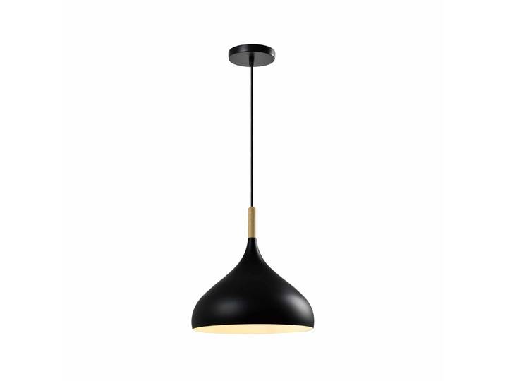 QUVIO Hanglamp Scandinavisch - Bolvormig - D 33 cm - Zwart
