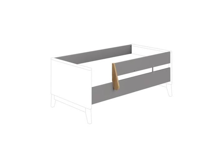 Paidi Babybett-Sicherheitsset Sten, Grau, 139.0 cm, Blauer Engel, Goldenes M, Kindersicherheit