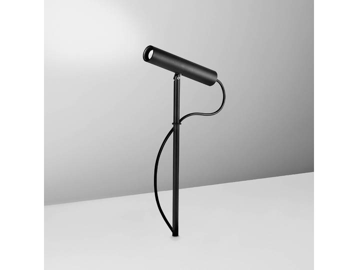 Egger Licht DLS Erdspießstrahler Stick Höhe 50 cm schwarz 3.000 K, schwarz, Aluminium, Modern