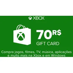 XBOX Live-Geschenkkarte 70 BRL