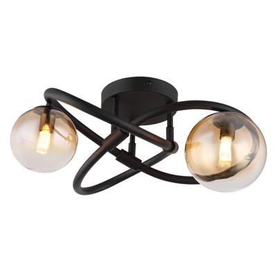 GLOBO LIGHTING Deckenleuchte "TUBERIUS", schwarz, 1 Stk., Leuchten, Deckenlampe/Wohnzimmer/Schlafzimmer/modern, Deckenleuchte