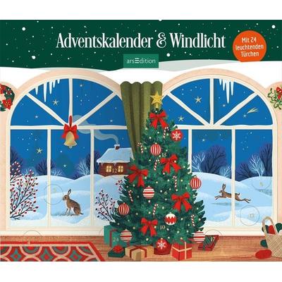 Windlicht-Adventskalender Lichterglanz