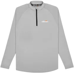 ellesse Herren Langarm-Shirt BOVARO - Fitness, Sport, Stehkragen, Zipper, Logo Grau / L