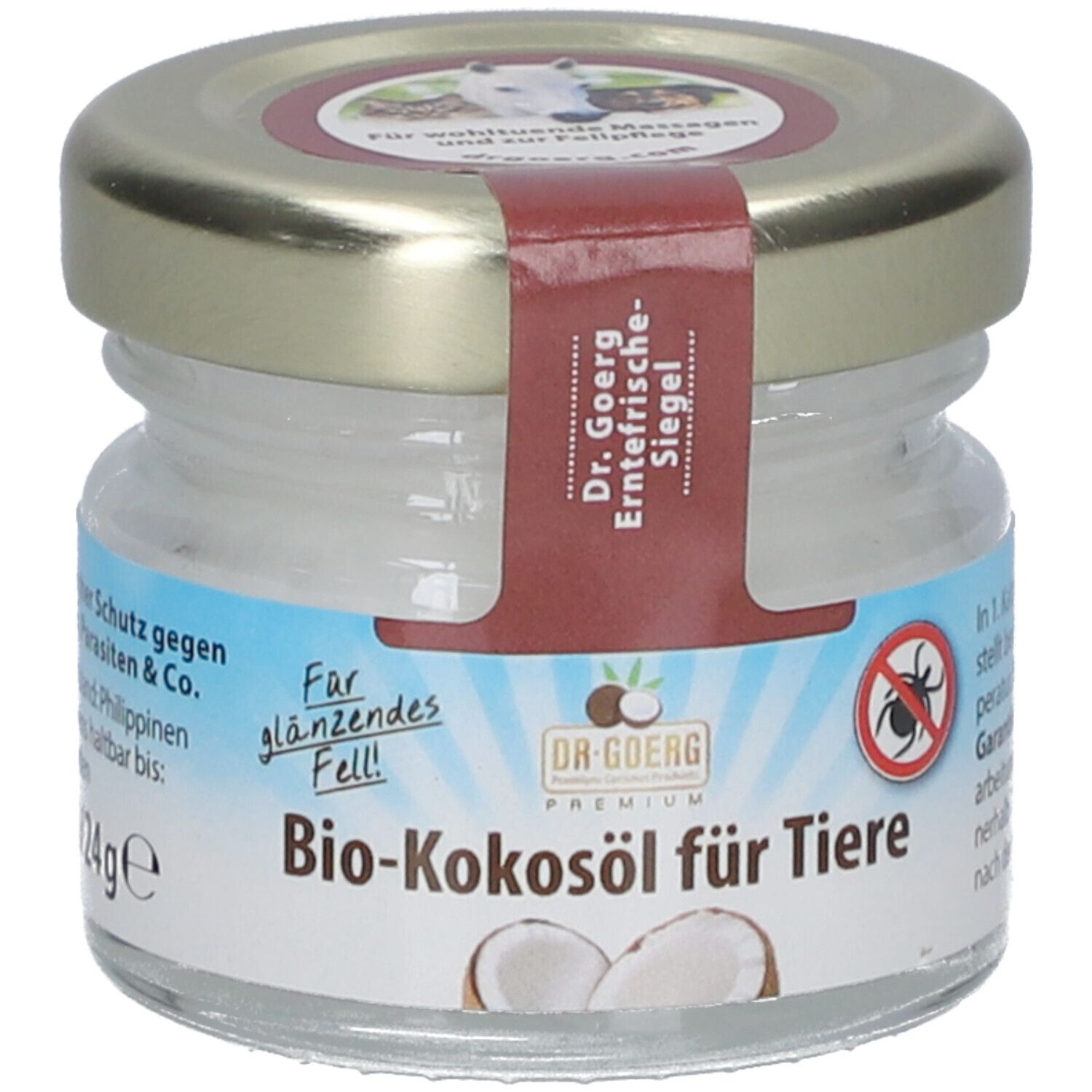 Bio-Kokosöl für Tiere 26 ml Öl