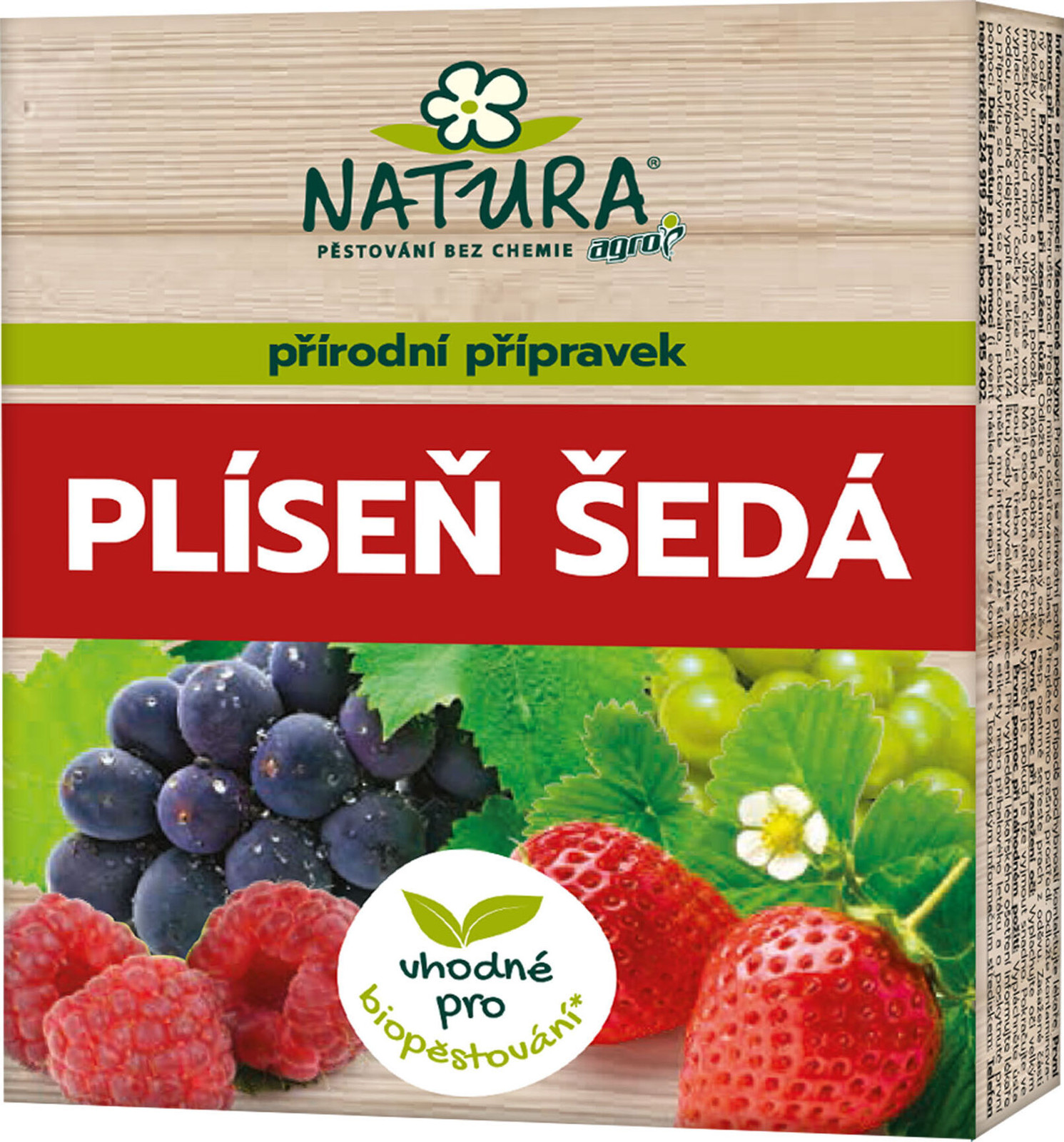 AGRO NATURA Nohel Garden Fungicide tegen grijze schimmel, 4x1 gram
