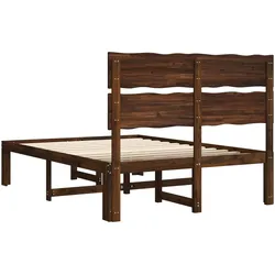 vidaXL, Bett, bettgestell holz (150 x 200 cm)
