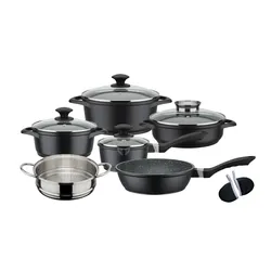 GSW Kochtopf-Set Gourmet Granit 10-tlg.