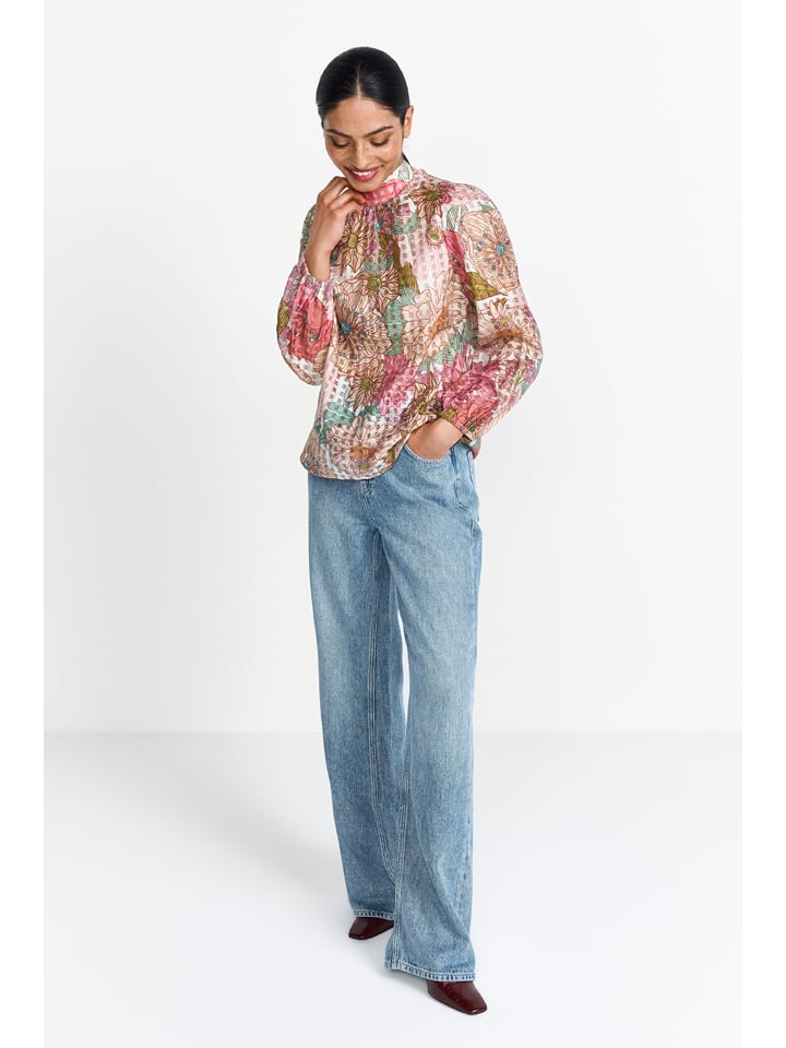Rich & Royal Bluse in Bunt - 36