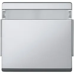 Merten 343960 Wippe mit Schriftfeld, aluminium, AQUADESIGN
