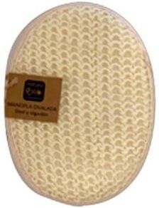 NaturaBIO Cosmetics Sisal and Cotton Oval Mitten